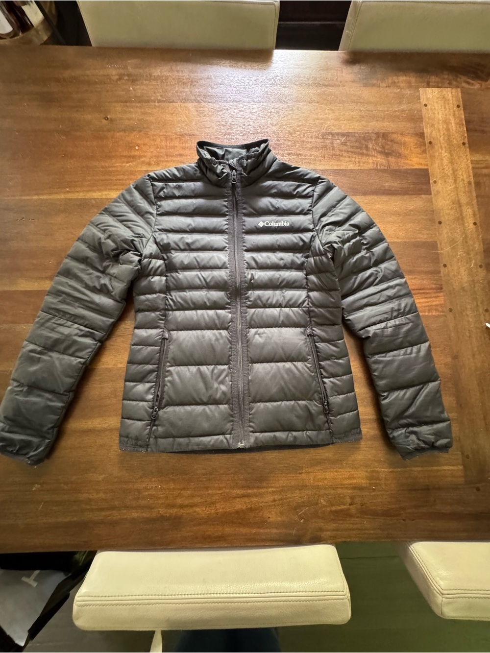 Women’s Grey Columbia Puffer Jacket Size XS
